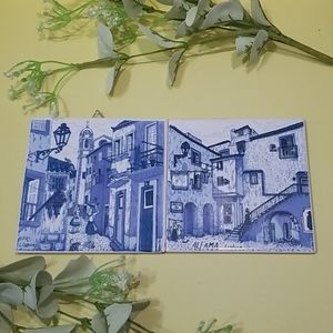 Decorative hanging tiles